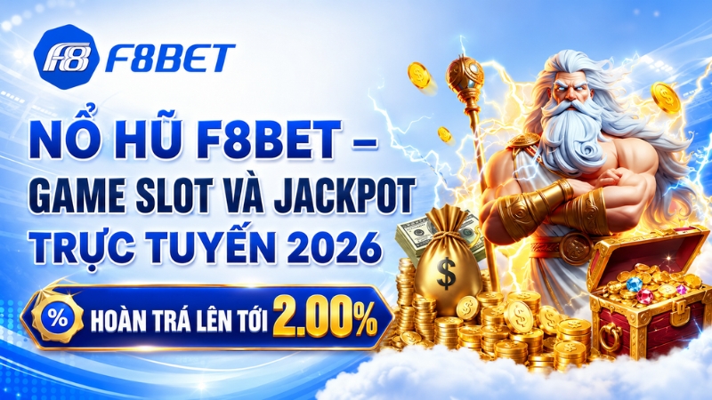 Nổ Hũ F8BET – Game Slot Và Jackpot Trực Tuyến 2026