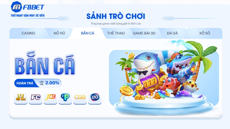 Trải Nghiệm Game Bắn Cá Trên F8BET