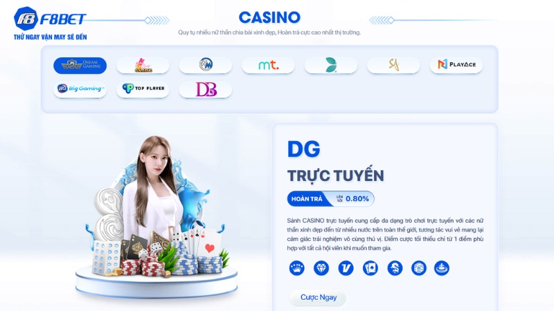 Trải Nghiệm Live Casino Trên F8BET