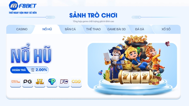 Trải Nghiệm Game Nổ Hũ Trên F8BET