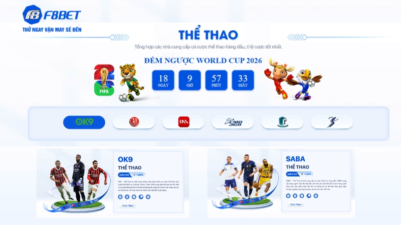 Trải Nghiệm Cá Cược Thể Thao Trên F8BET